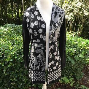 Isaac Mizrahi Live! Patchwork Jacquard Cardigan